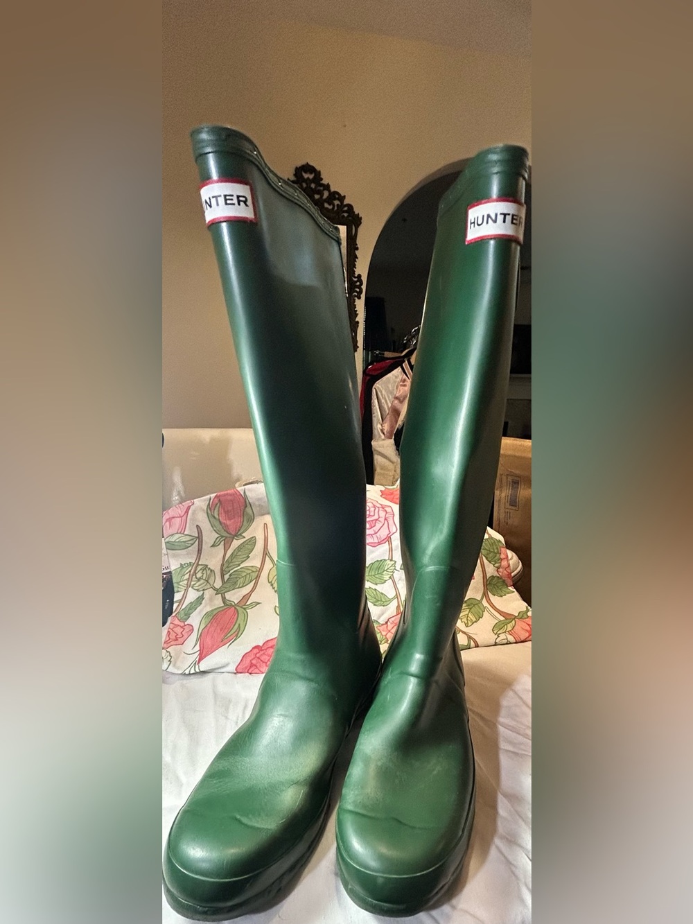 Hunter Original Tall Green
Waterproof Rubber Knee High
Rain Boots Women's US 8